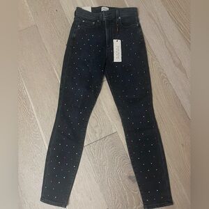 NWT Alice + Olivia Rhinestone Jeans